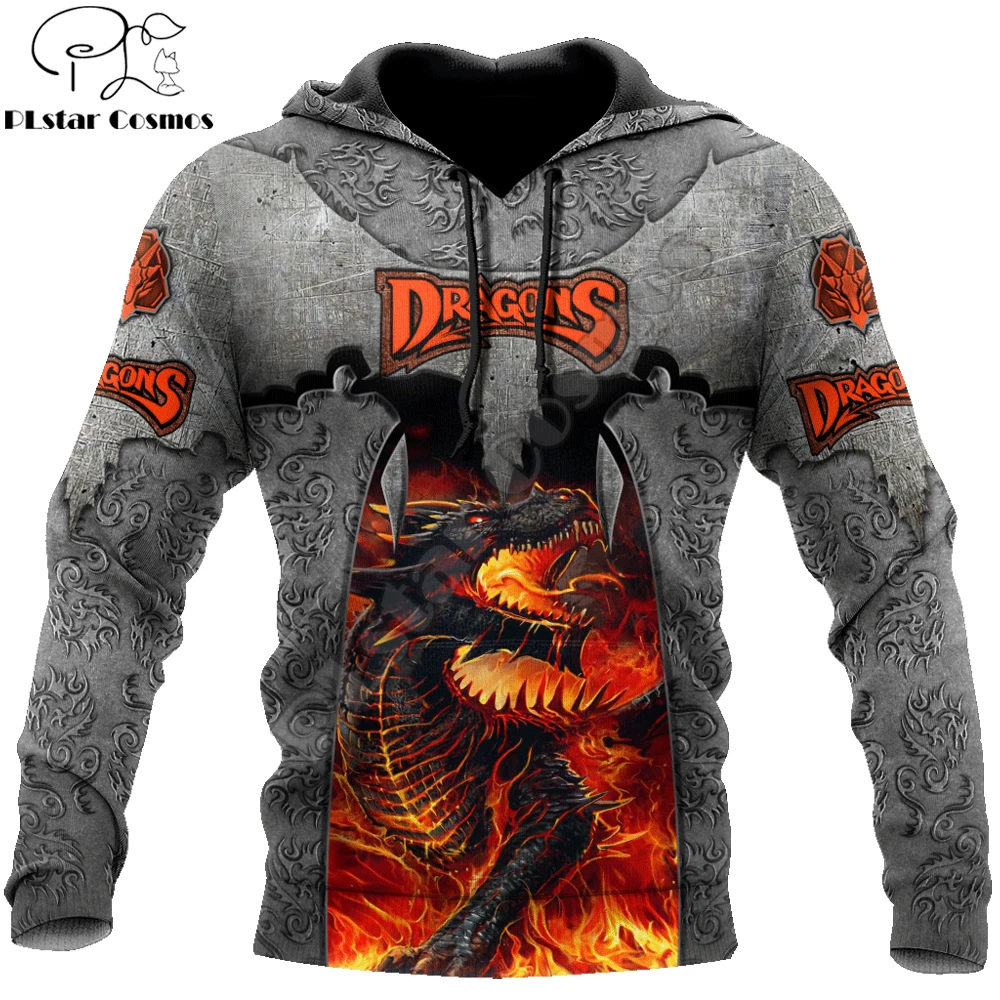 

Dragon Tattoo Art 3D Full Printed Fashion Mens hoodies & Sweatshirt Autumn Unisex zipper Hoodie Casual Sportswear DW848