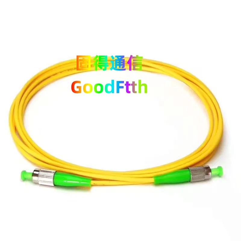 Fiber Patch Cord FC-FC APC Singlemode SM Simplex Cable 1-100m Jumper