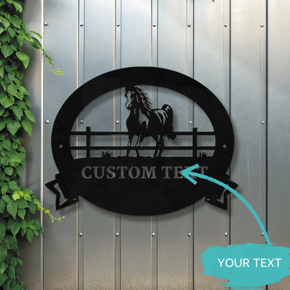 

Custom Metal Door Plaque with Wildlife Motif Select 1 - 7 Digits or Characters for Indoors Outdoors Ideal Housewarming Gift
