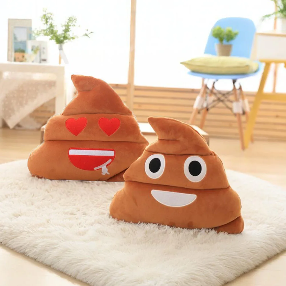 

Плюшевая подушка-игрушка в виде какашки с различными выражениями: улыбающаяся, кокетливая, с капельками слюны, в крутых солнцезащитных очках. Милая забавная мягкая игрушка-животное, декор для дома, подарок для ребенка.
