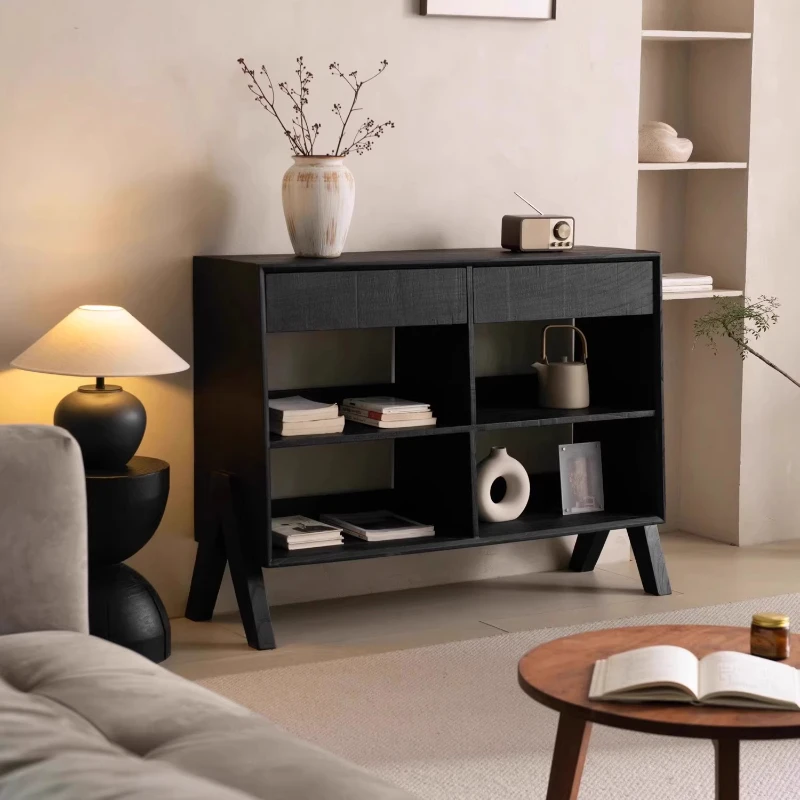 

Mid century living room cabinets vintage decoration Minimalist creativity cabinet storage wooden armário quarto Modern furniture