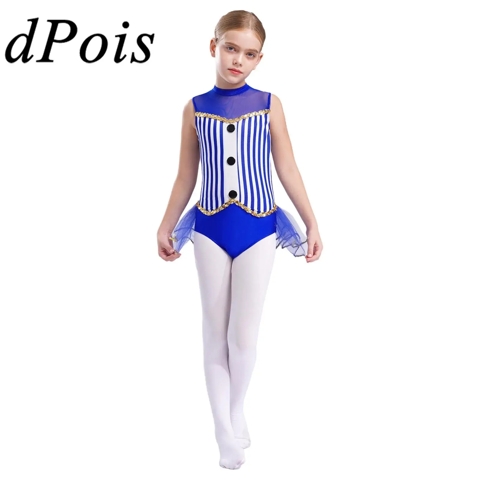 

Костюм для девочек, карнавальный костюм на Хэллоуин, Рождество, цирковой костюм мастера, трико, балетные платья для выступлений