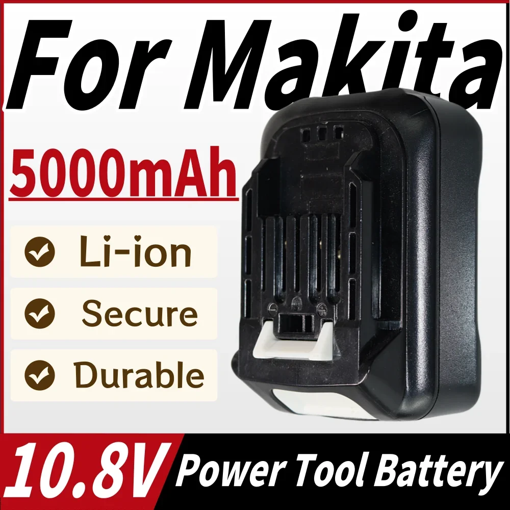 For Makita 10.8V Power Tools Battery 5000mAh Li-ion Rechargeable Battery Replace 1973901 BL1021B BL1041B BL1015B BL1020B BL1040B