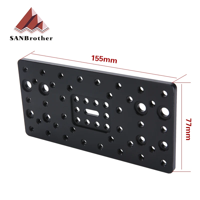 C-Beam Gantry Plate - Double Wide Plate v-Openbuildd for C-Beam Linear Rail System C-Beam Machine 3D Printer Aluminum Alloy