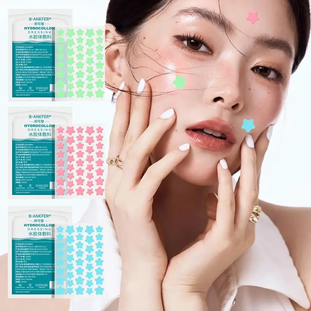 

40pc Hydrocolloid Acne Patch Invisible Closed Acne Patch Star Shape Acne Patch Waterproof Breathable Acne Skin Care