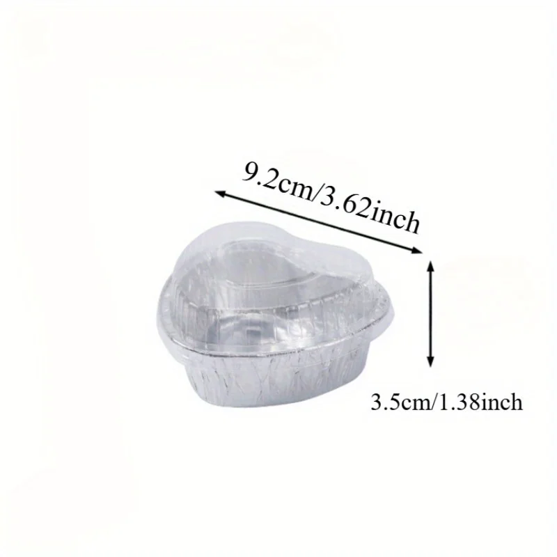 Large Capacity Disposable Baking Cups - Durable Aluminum Foil, Non-Stick, Versatile for Cupcakes, Tarts, Pudding
