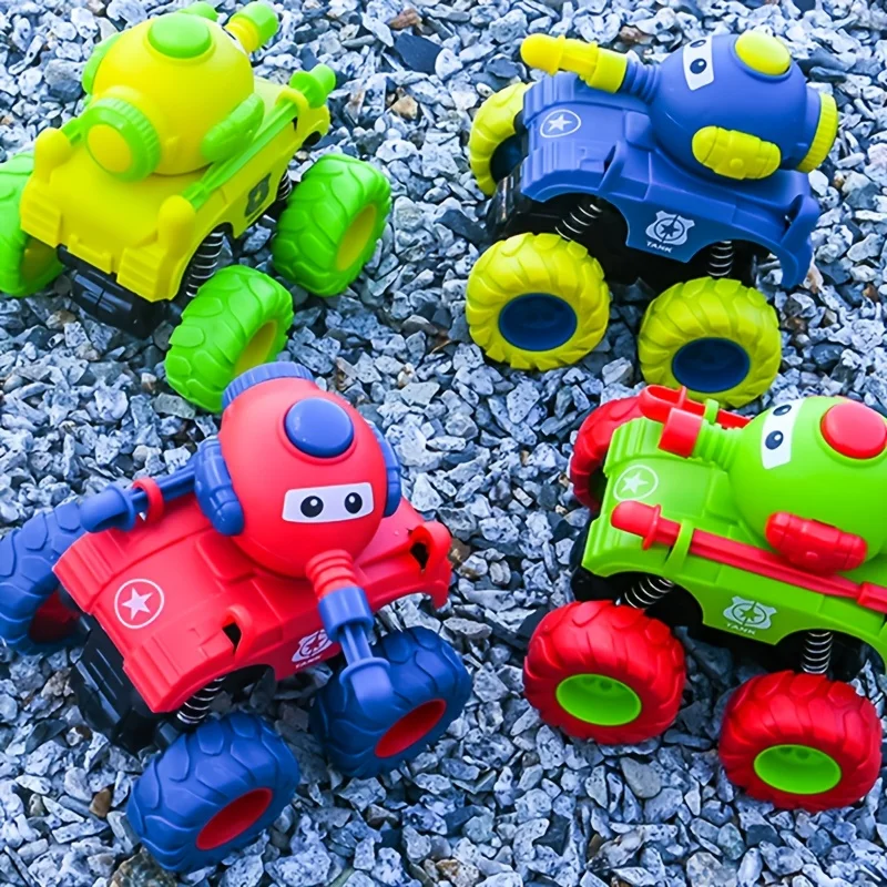 360 ° stunt rotating off-road toy, durable and impact resistant, bi-directional friction driven truck, suitable for children