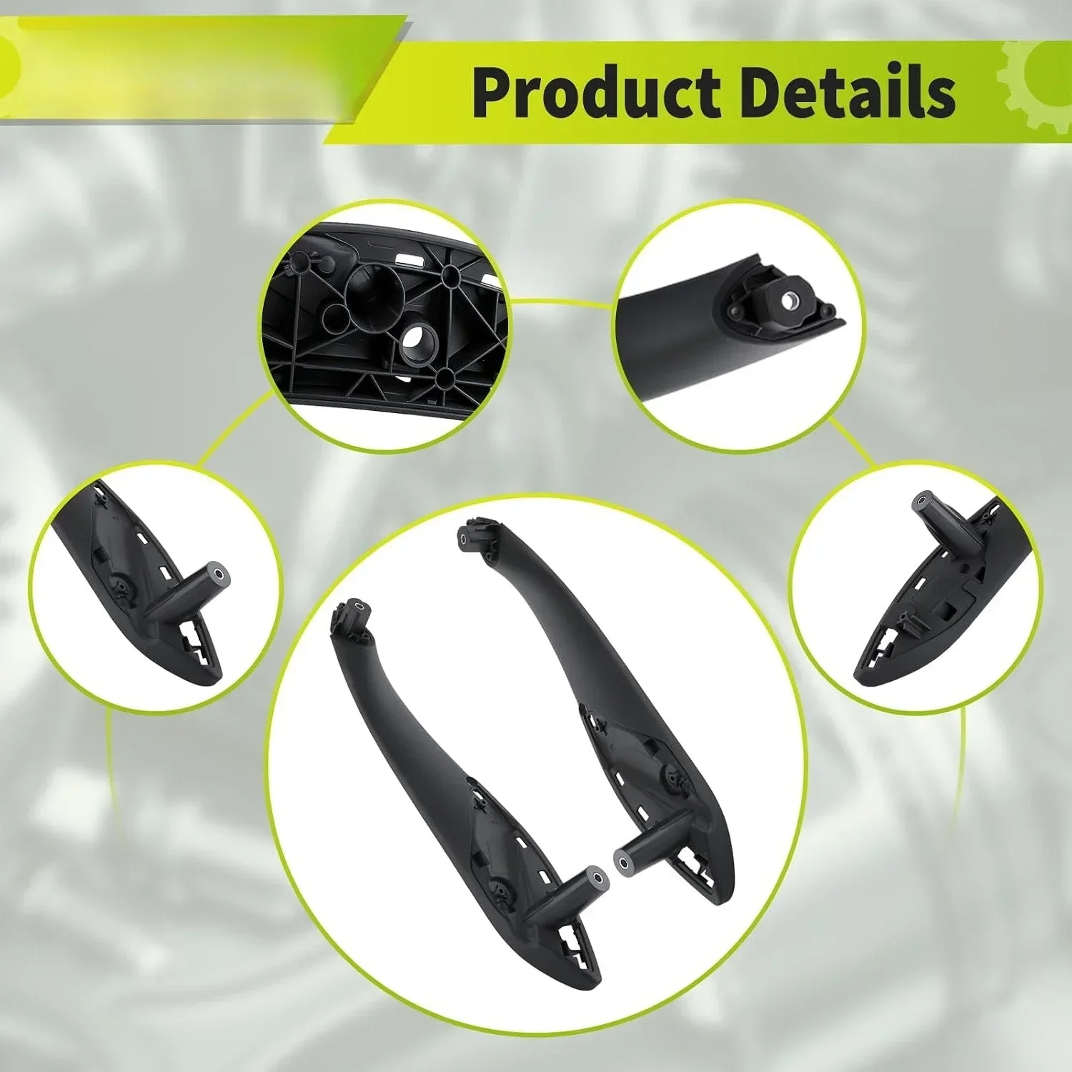 Interior Door Pull Handle Armrest Panel for BMW 320 328 330 335 M3 F30 F31 F34 F80 428 435 M4 F32 F33 51427281465 51427281466 view 5