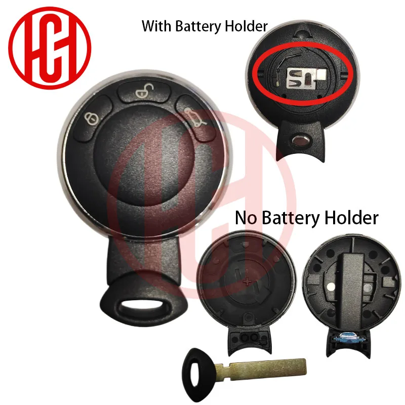 Smart Remote Key Case Fob Shell Replacement Keyless Entry Remote Key Cover For BMW Mini Cooper R56 3 Buttons