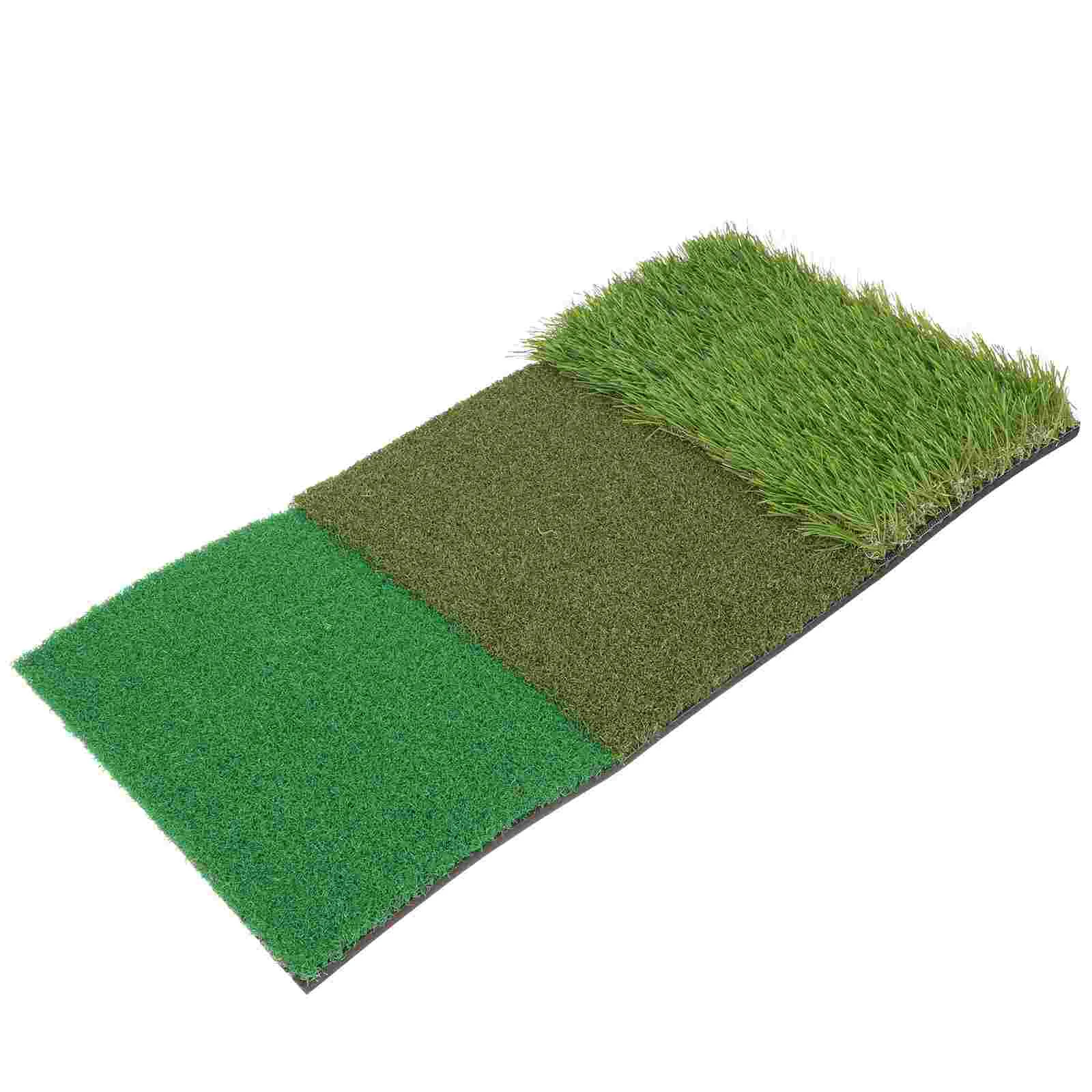 Indoor Practice Mat Golf Hitting Balls Training Artificial Turf Mats Rubber Nylon Golfs
