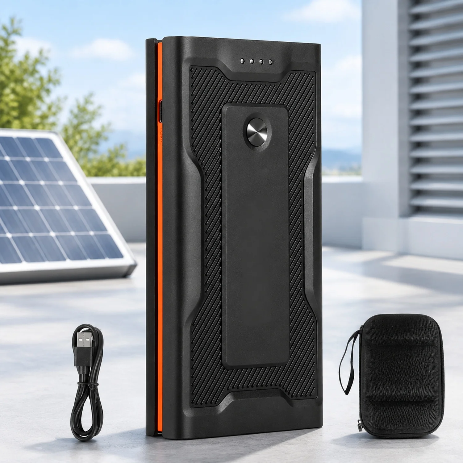 Jump Starter, 1000A Peak, Car Jumper Battery Pack, 12V Portable Lithium Booster, Box Power Bank with 3 Modes Flashlight and