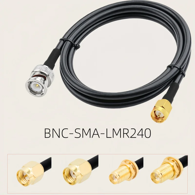 LMR240 BNC Male plug to SMA Male Female jack Adapter LSR240 50-4 LMR-240 50 ohm RF Coaxial Cable