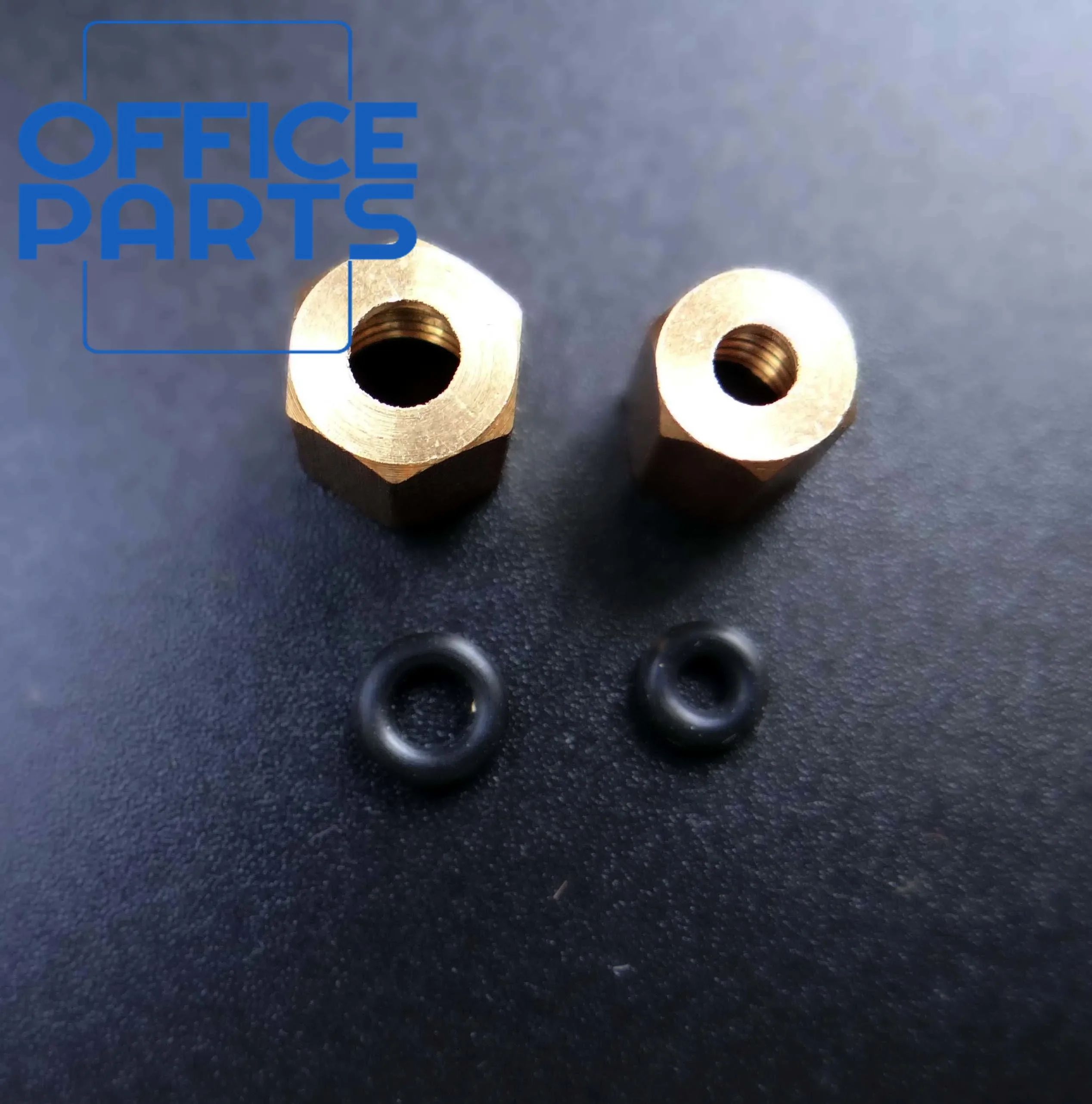 

50PCS Copper nuts and o ring for Epson Mimaki Roland Mutoh DX4 DX5 DX7 TX800 XP6000 printer ink damper dumper ink hose tube pipe