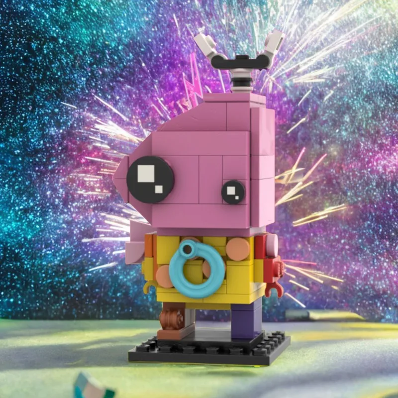 

137 шт. MOC Zooble Brickheadz-удивительные цифровые цирковые строительные блоки, креативный подарок для детей, развивающая игрушка на день рождения