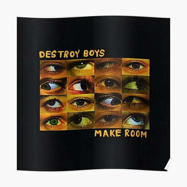 Make Room Like Girl Destroy Boy  Poster Mural Room Funny Vintage Decoration Art Home Painting Print Picture Decor No Frame