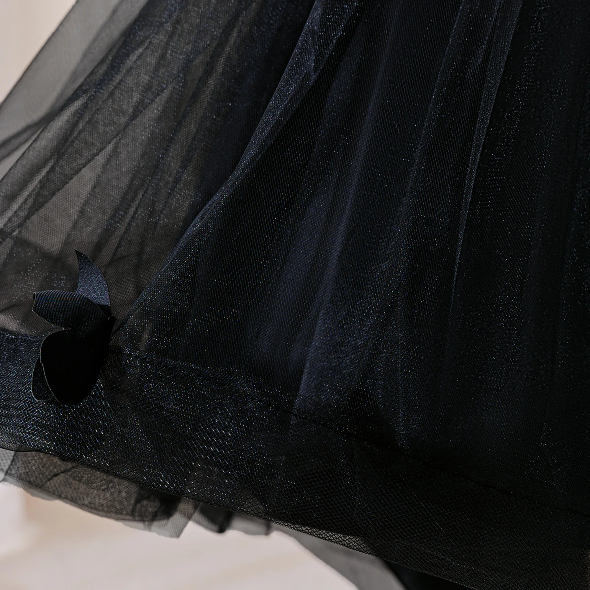 Elegantes Schmetterlings-Partykleid für Mädchen, schickes Schleifenkleid für Geburtstag, Hochzeit, Brautjungfern, Abschlussball, Karneval, Weihnachten, Halloween-Kostüm – Detail 7