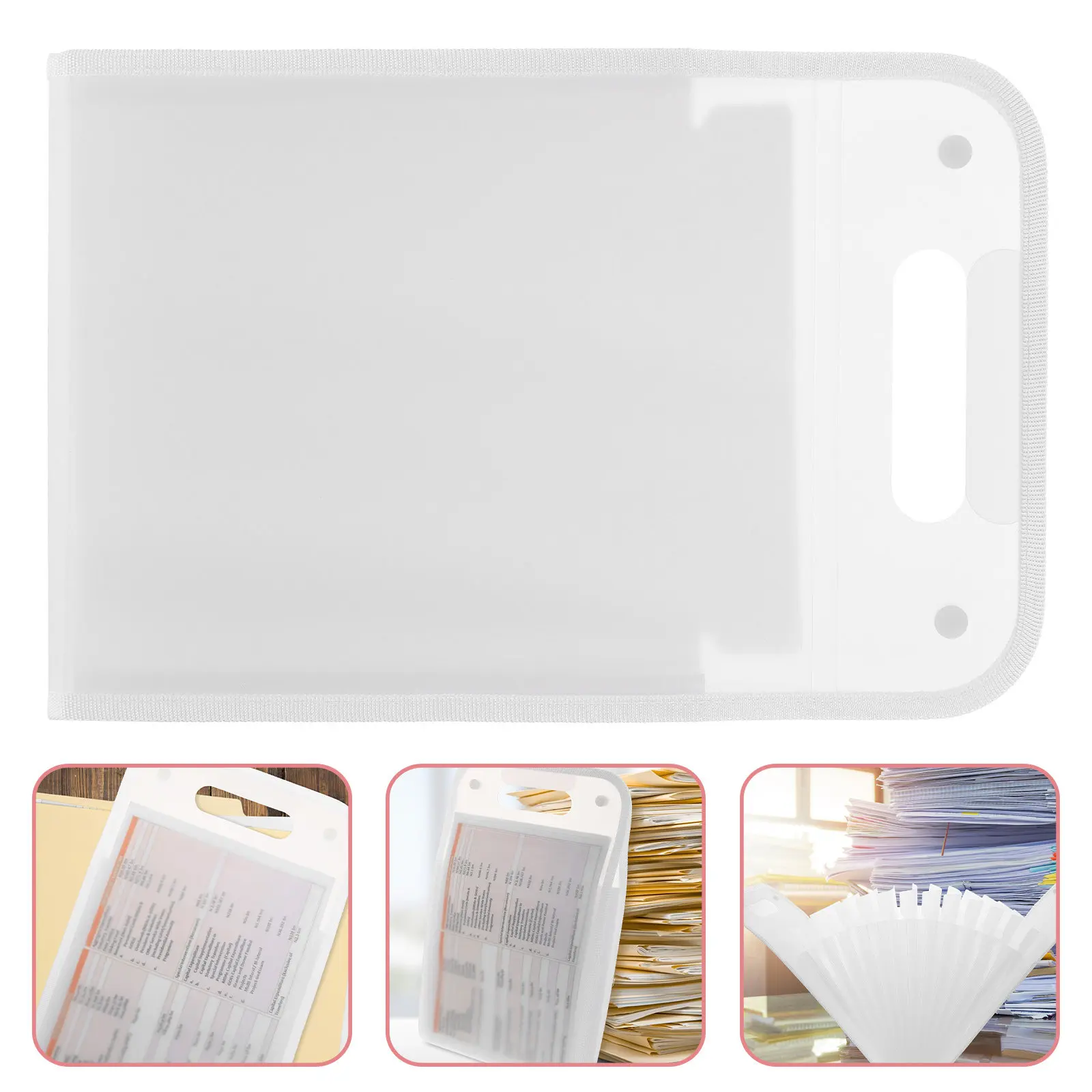 

Стильный настольный органайзер-гармошка большой вместимости для документов формата А4, чеков, счетов, квитанций, для офиса