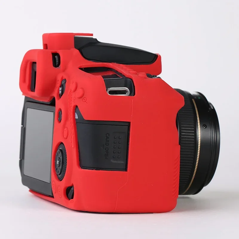 Funda de silicona para cámara Canon EOS 90D, funda protectora especial a prueba de golpes para fotografía