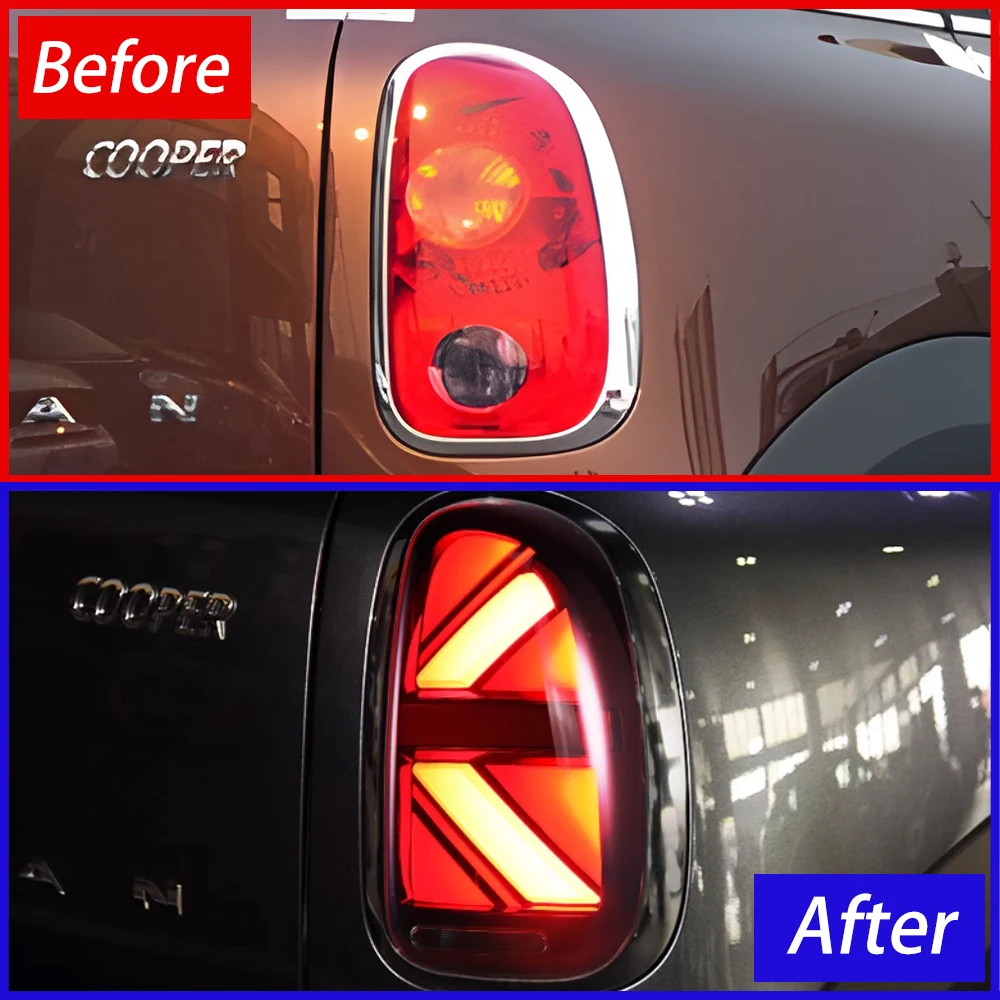 For BMW MINI R60 Series 2011-2016 Auto Assembly Upgrade Arrow Style LED Taillights Car Plug and Play Accessories