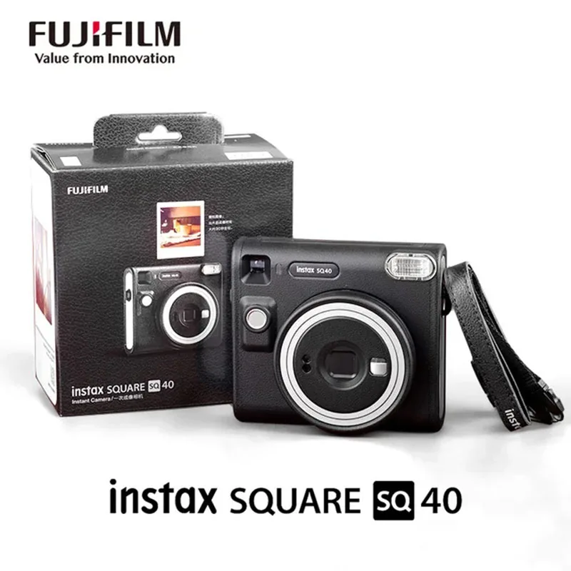 Квадратная камера Fujifilm Instax SQ40, 6 поставляется с селфи Beauty 20, обновленная версия Fujifilm SQ1 Квадратная камера Instax