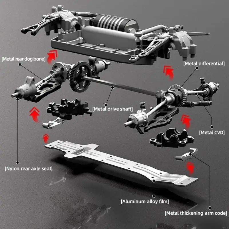 M89c Télécommande à quatre roues jouet avec des lumières Modèle robot pour les enfants Goffe Boys Girl