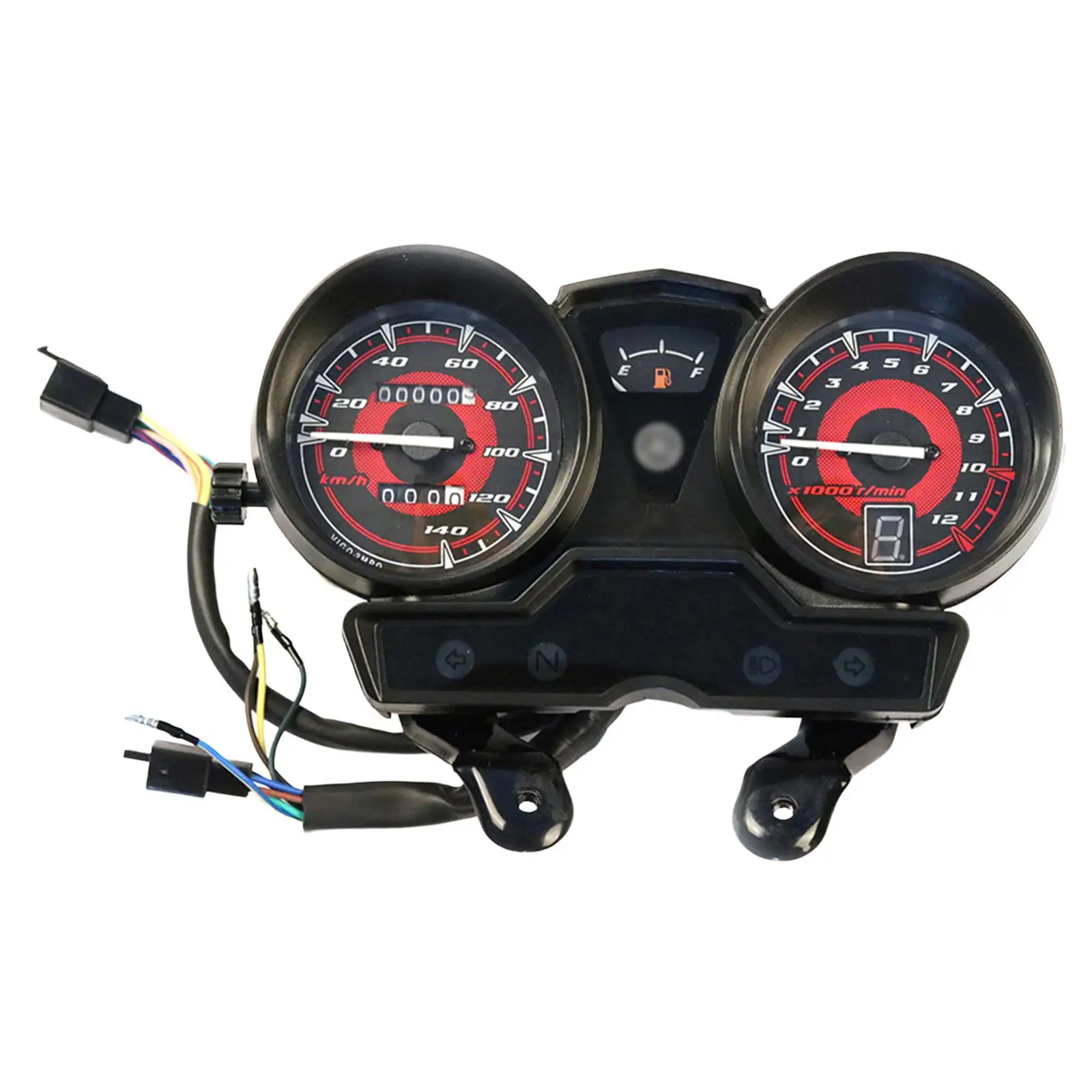 Motorbike LED Digital Speedometer Speed Gauge Odometer Tachometer Modification for Yamaha Ybr125 Jym125 Accessories Durable