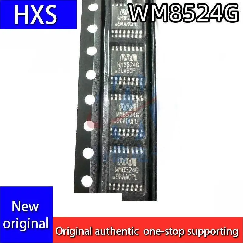 5PCS/LOT WM8524GEDT/R WM8524G SMT TSSOP16 Audio Data Acquisition Chip Brand New Original