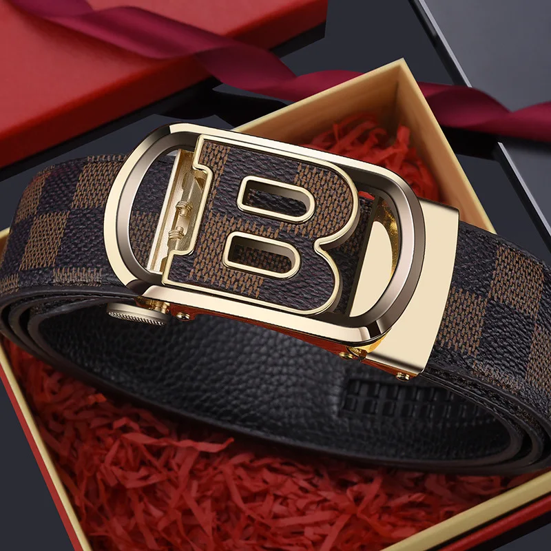 Cintura da uomo di marca di lusso Cinture famose di design aziendale in pelle di alta qualità per uomo Cintura jeans Cintura con fibbia in metallo maschile