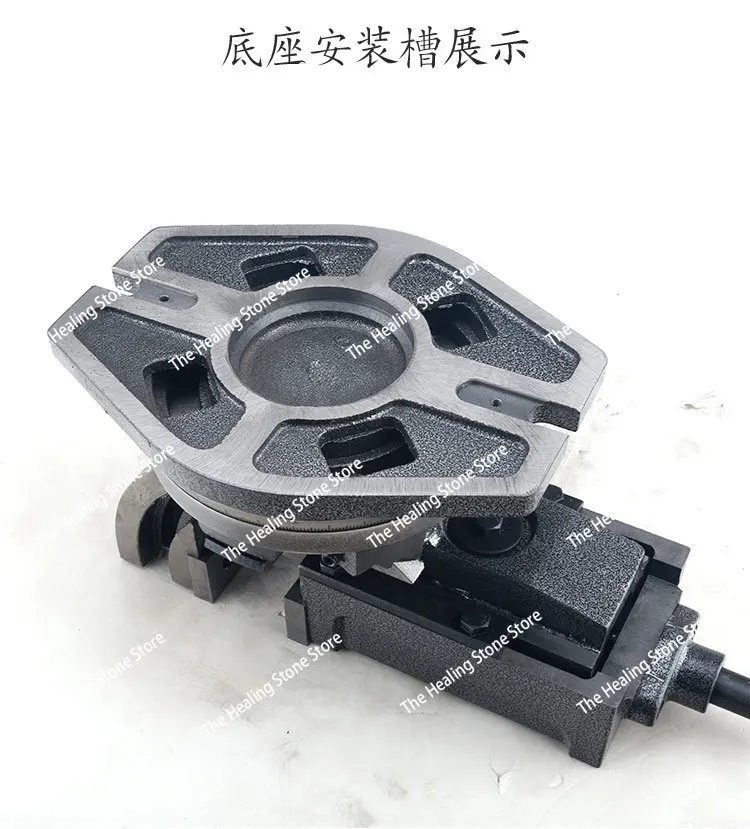 Picture 5: QHK Machine Rotary Tilting Bench Vice Precision Angle Bench Vice Mount  Drilling And Milling Machine