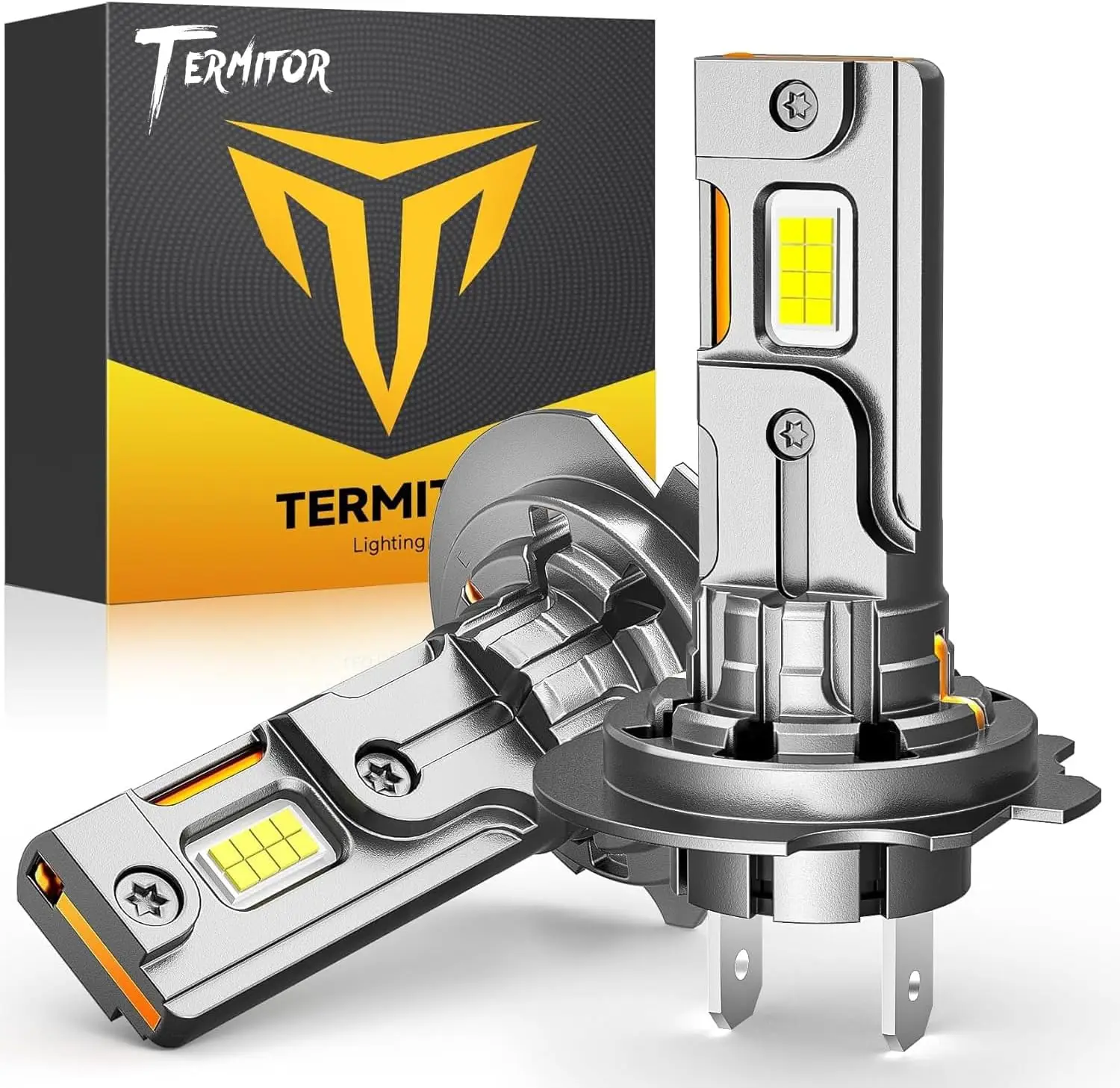 

Super Bright H7/H7LL LED Bulbs, 50,000LM 900% Brighter, 6500K White Fog Lights, Easy Install Pack of 2