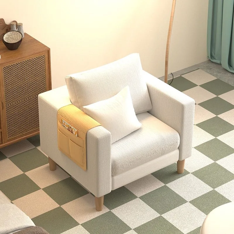 Modern minimalist, double sofa, apartment rental, bedroom washable sofa