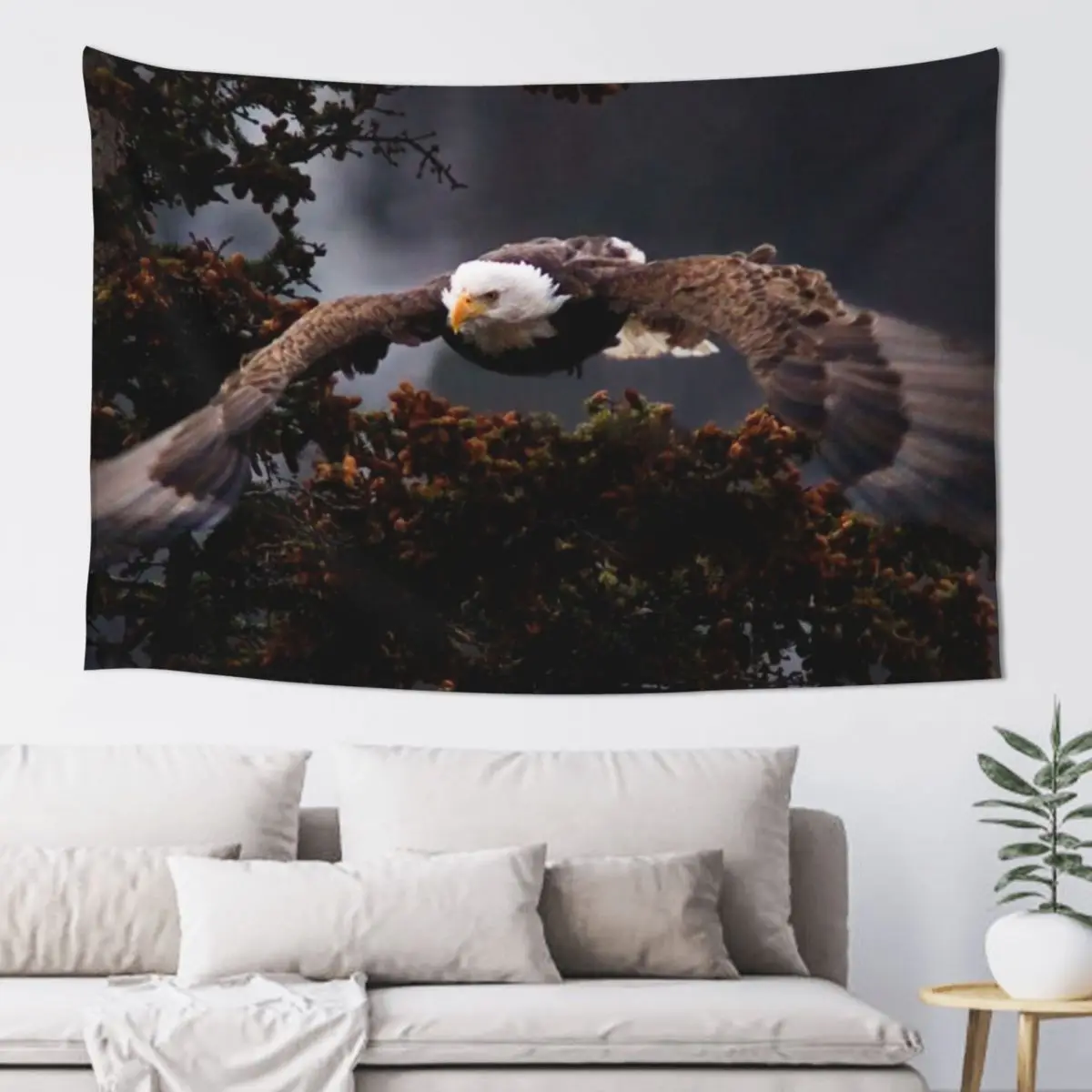 

Approaching Eagle Tapestry Decoration Wall Outdoor Decoration Tapestry