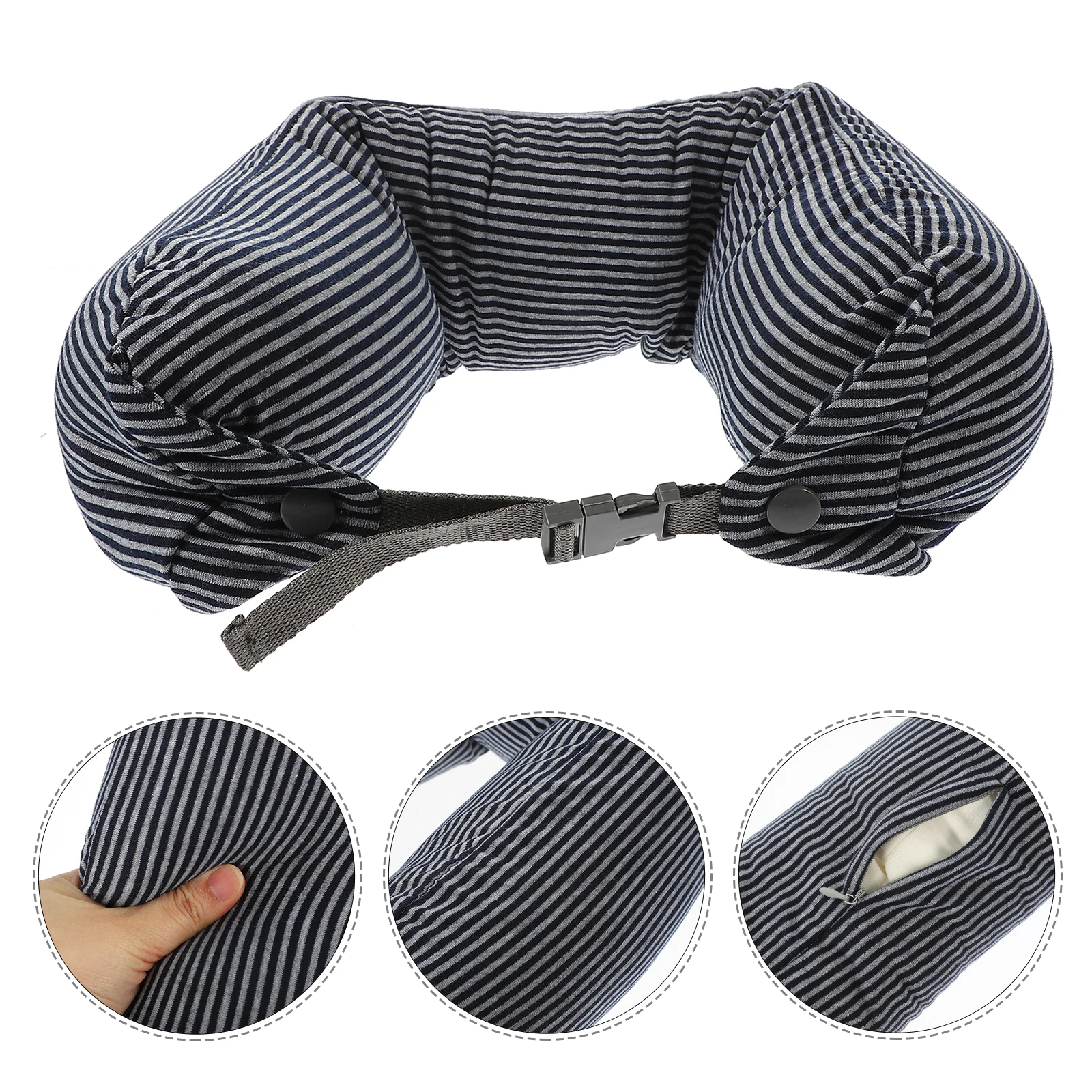 

Soft U Shaped Foam Cervical Support Portable Sleeping For Office Car Plane Lightweight Breathable Cotton For Home Travel Gift