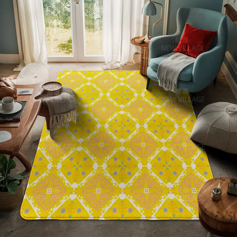 House entrance carpet Home door mat Living Room Bath Foot decoration non-slip rugs Modern geometric pattern nordic simple boho