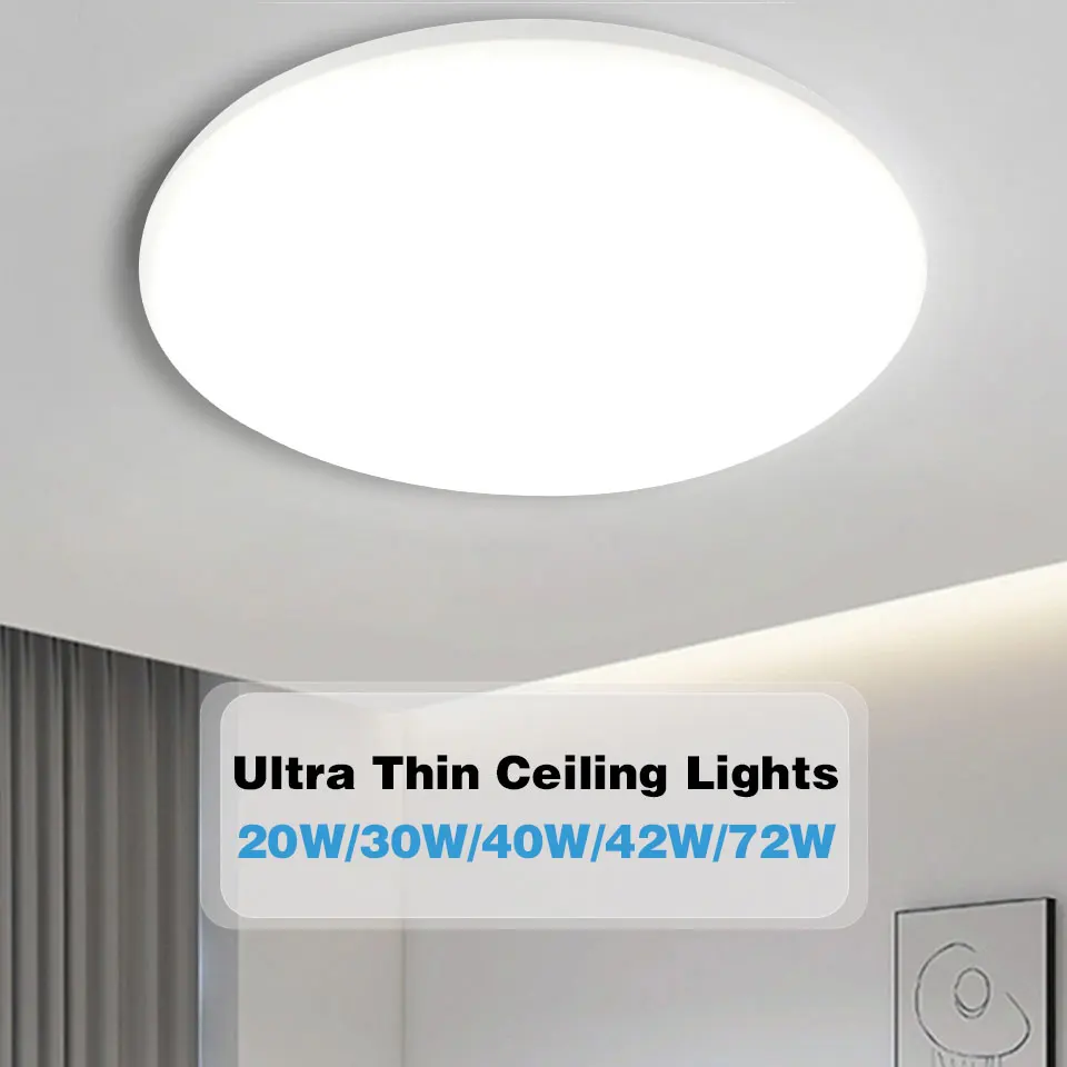 LED ضوء السقف 220 فولت مقاوم للماء الغبار ثلاثة برهان ضوء غرفة نوم الحمام غرفة الطعام المطبخ تركيبات الإضاءة الداخلية