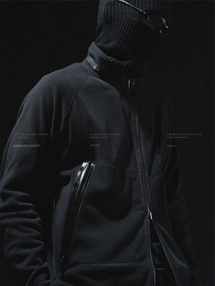 REINDEE LUSION 252 POLARTEC / PRIMALOFT Fleece سترة داخلية مزدوجة الجوانب URBANOUTDOOR Techwear #4