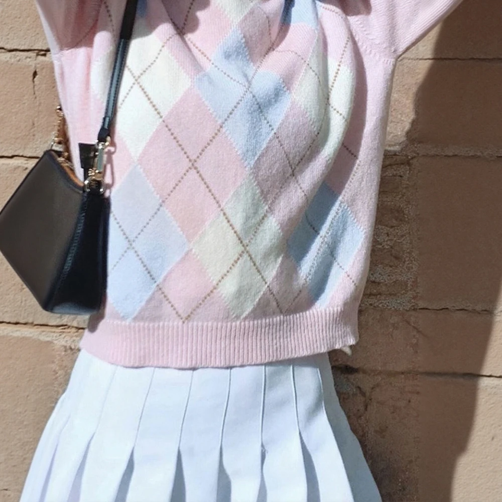 

Business Commute Style Women's Long Sleeve round Neck Sweater Fitted Design Straight Tube Sleeves Casual Fashion Top