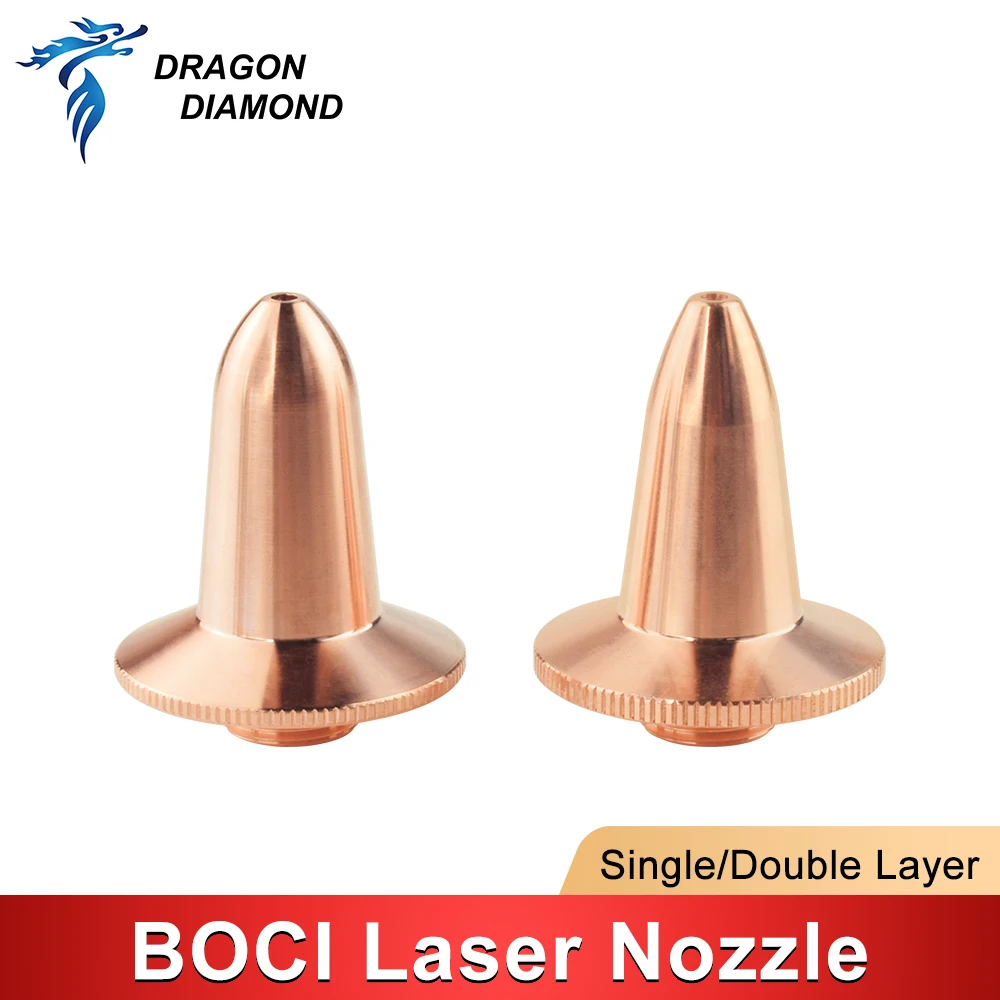 

Лазерная насадка BOCI M11 Волоконный лазер D27 H34 Насадки для лазерной резки для волоконных лазерных режущих головок Медная насадка