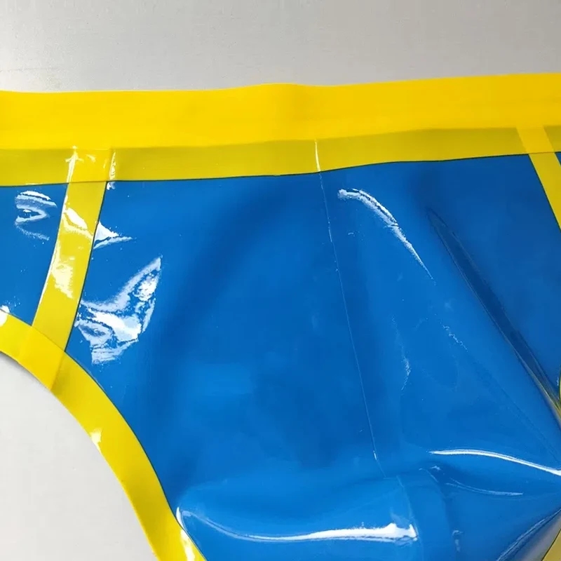 Latex Shorts T briefs Men G-Strings low waist bounce sexy style Thong Club Latex Underpants BF