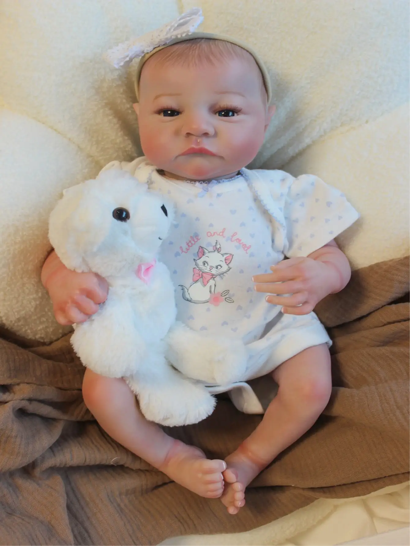 50 cm Silicone Reborn Doll Soft Cloth Case/Unisex/Realistic Doll/True Vienna/Live/Children Gifts