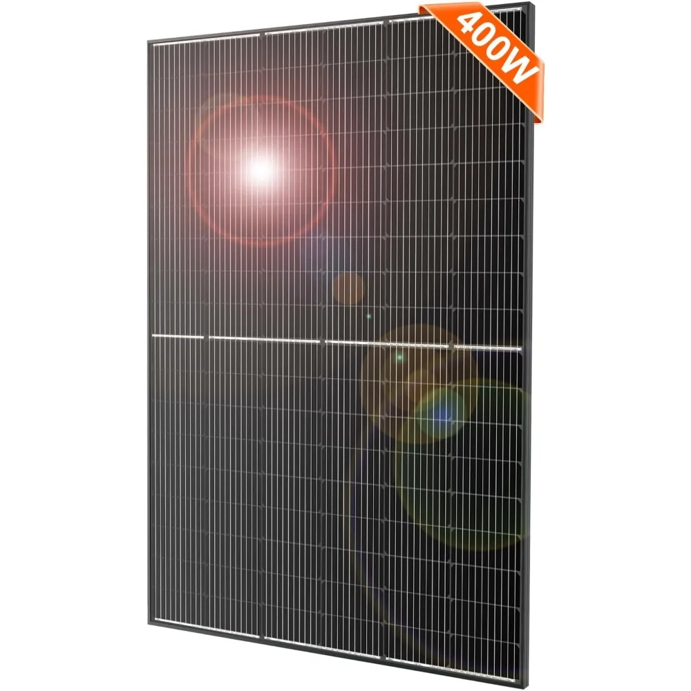 

400 Watt Solar Panels 10BB 12/24 Volt Solar Panel Kit High Efficiency for Rooftop Portable Power Station Farm Yacht RV Camping