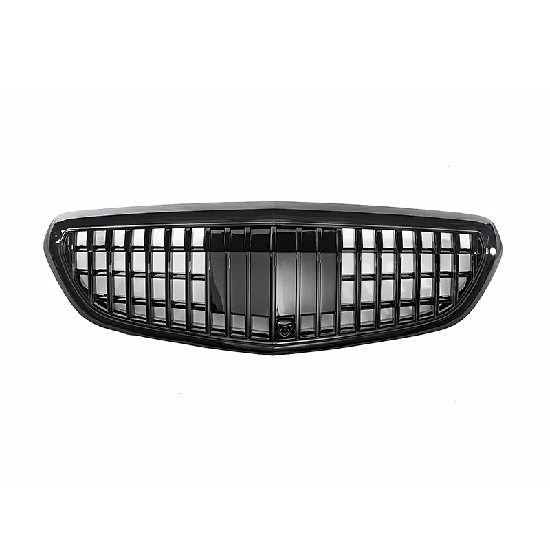 Car Front Bumper Grille Grills  For Mercedes-Benz E-Class W212 2013 2014 2015 Modified to Maybach ABS grill Car Styling