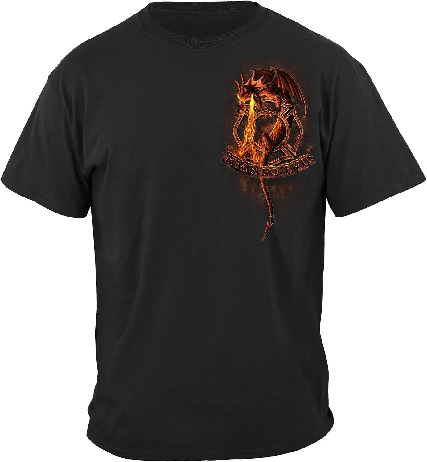 Firefighter T Shirt firefighter | Elite Breed Red Maltese Shirt THD001