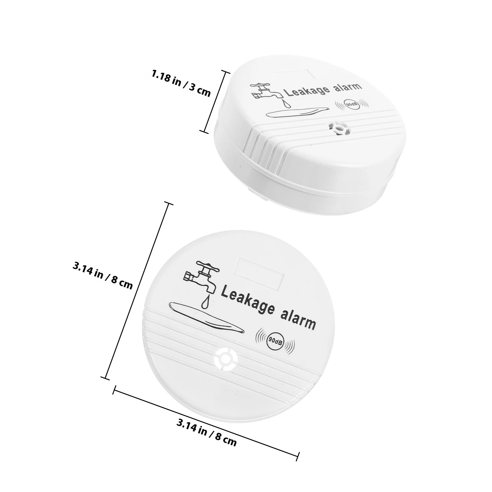 جهاز استشعار تسرب المياه الذكي كشف حساسية عالية لغرفة الغسيل في المطبخ في الطابق السفلي تنبيه في الوقت الحقيقي للسلامة المقاومة للماء #4