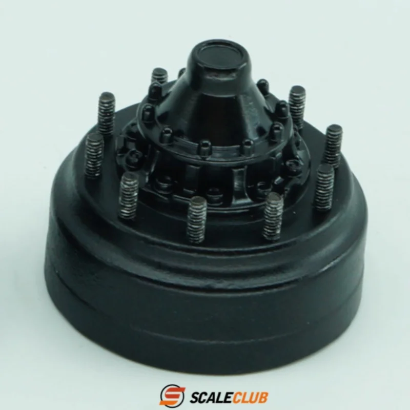 Scaleclub Tamiya 1/14 Simulation Metall Achse Kopfabdeckung Hinterradnabenbaugruppe