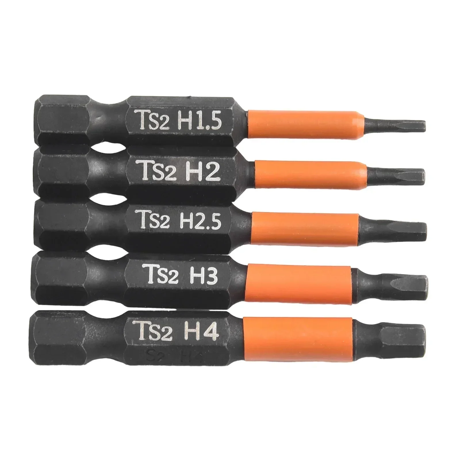 9pcs/set 1/4 Inch Alloy Steel Hexagon Screwdriver Bits With Magnetic Hand Tools Accessories H1.5 H 2.0 H 2.5 H3 H4 H5 H6 H8 H10