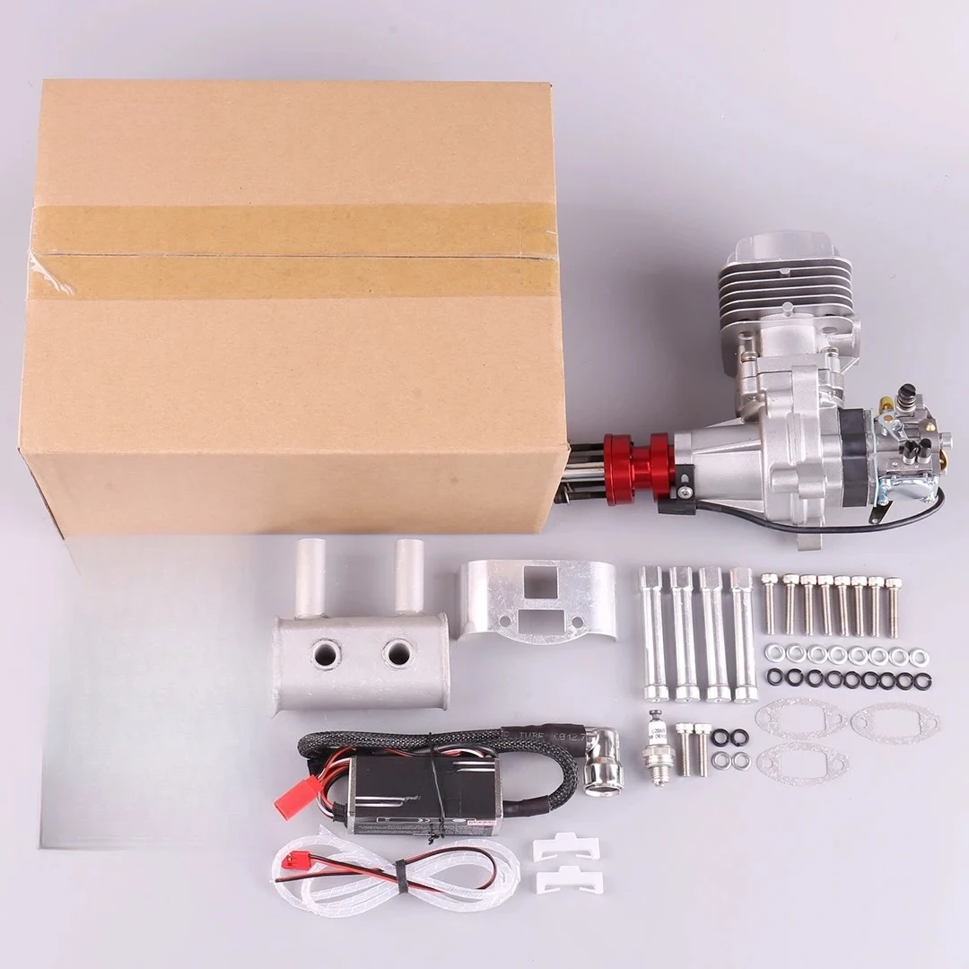 RCGF 35CC RE Engine 2 Cycle Piston Type Support 1908 2008 2010 Prop for FPV RC Airplane Fixed-Wing