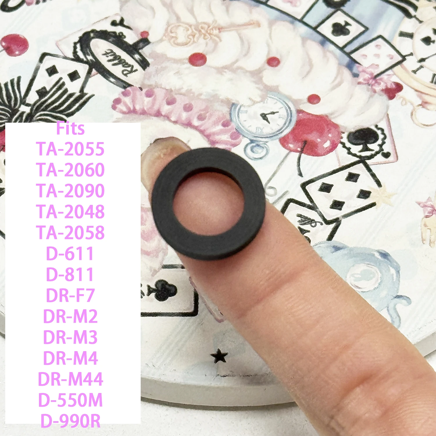 Kassetten-Spannreifen aus Gummi passend für ONKYO TA 2055 2060 2090 2048 2058 KYOCERA D 611 811 DENON DR F7 M2 M3 M4 M44 SANSUI D 550M 990R
