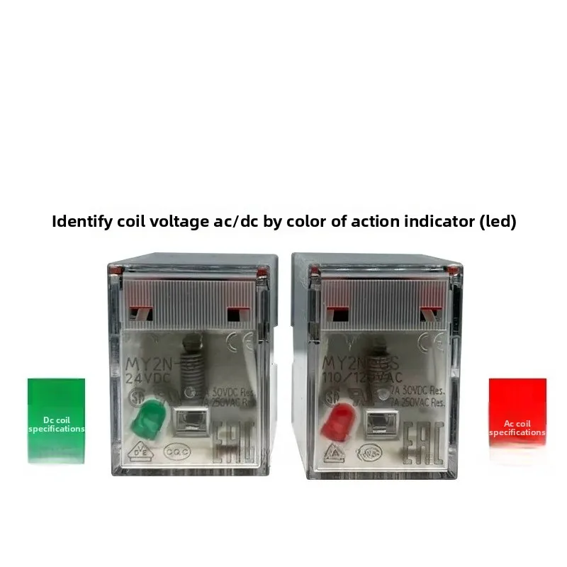Intermediate relay for Omron MY2N-GS-R DC24V AC220V MY4N-GS-R MY4N-J