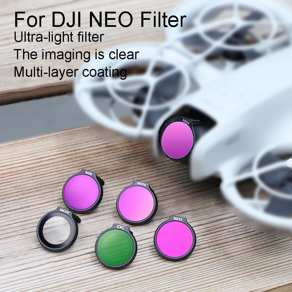 

For DJI NEO Filter For DJI NEO ND Filter Mirror For DJI NEO MCUV Filters For DJI NEO Flying Camera Filter Accessories